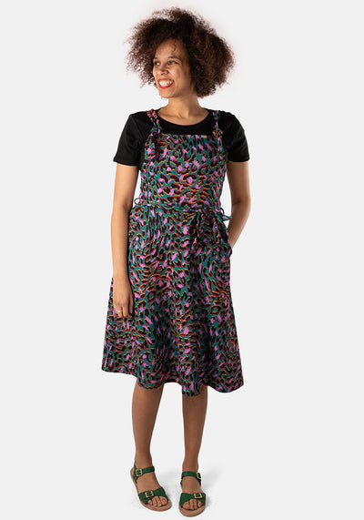 Tamar Animal Print Pinafore