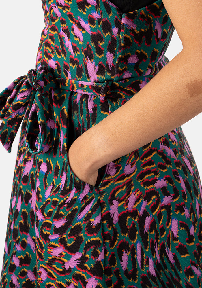 Tamar Animal Print Pinafore