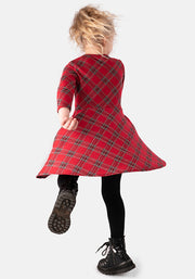 Children's Red Tartan Dress (Tara)