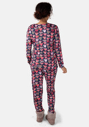 Saffron Tea Cup Print Pyjama Set
