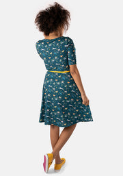 Ted Dog Park Print Dress