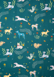 Ted Dog Park Print Dress