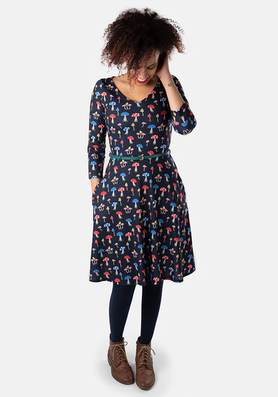 Tobey Toadstool Print Dress