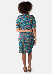 Tony Roaming Tiger Print Dress