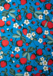 Brie Trailing Strawberry Print Dress