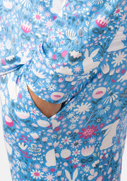 Tulip Bunny Garden Print Pyjama Set