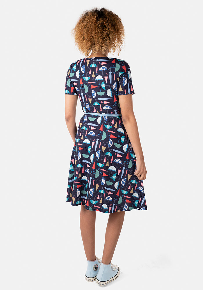 Tyler Umbrella Print Dress – Popsy Clothing