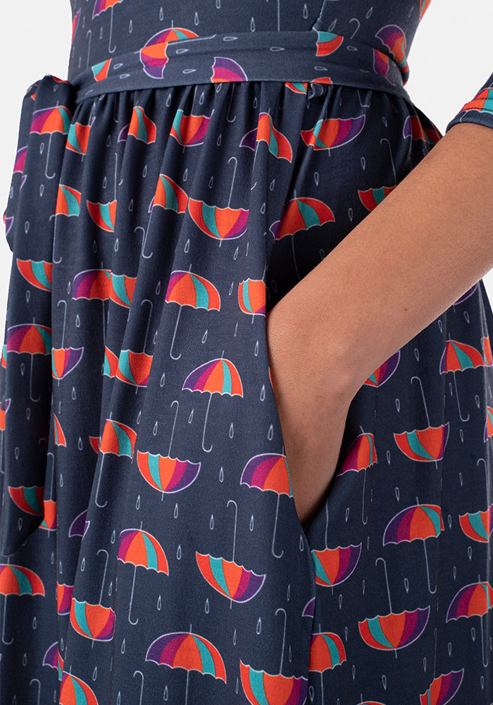 Una Umbrella Print Dress