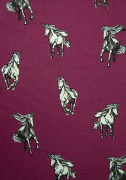 Ula Raspberry Unicorn Print Dress