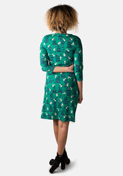 Victoria Birdcage Print Dress