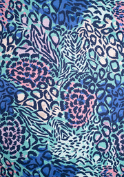 Kelsea Hybrid Animal Print A-Line Skirt