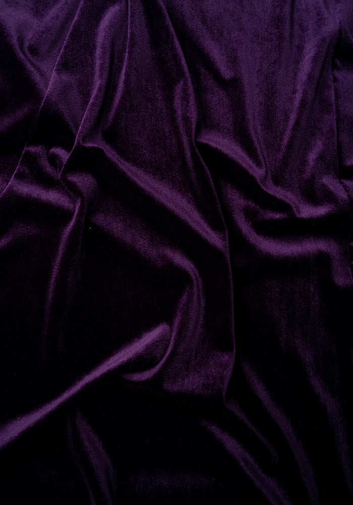 Violetta Purple Velvet Dress