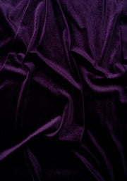 Prunella Purple Velvet Dress