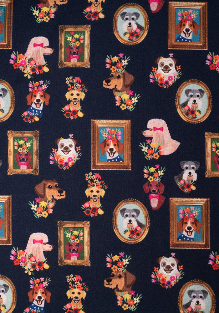 Children's Dog Print Dress (Winnie)