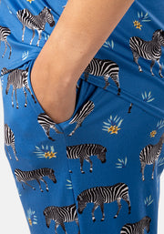 Zapper Roaming Zebra Print Pyjama Set