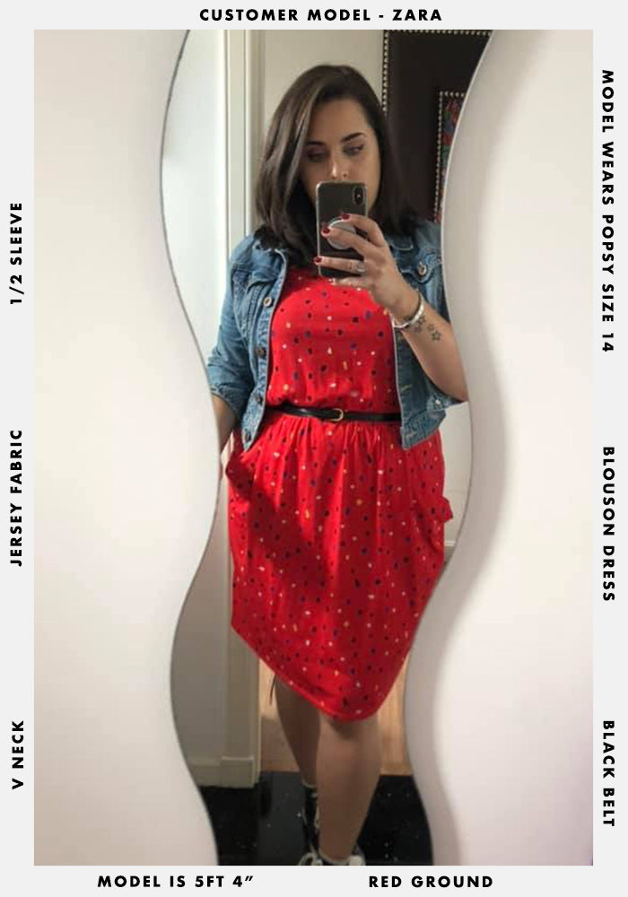 Heidi Spot Print Dress