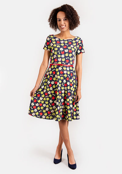 Ada Apple Print Dress