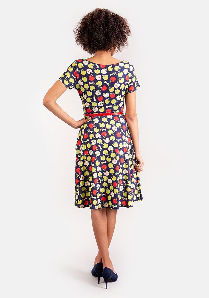 Ada Apple Print Dress