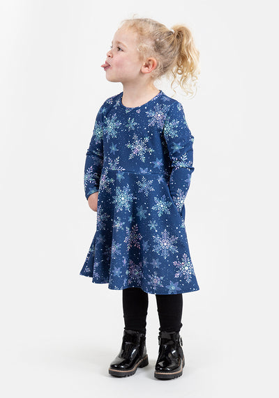 Elsa Children's Snowflake Print Dress