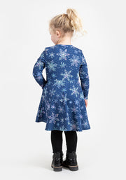 Elsa Children's Snowflake Print Dress
