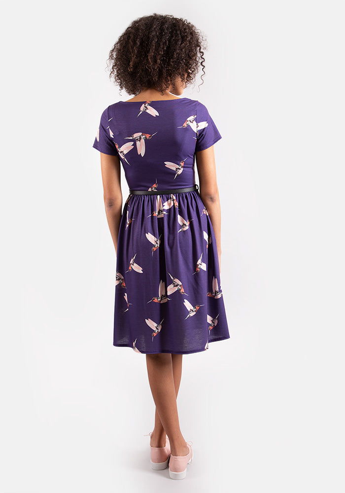 Carrie Hummingbird Print Dress