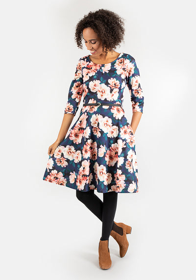 Edith Floral Print Dress