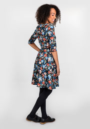 Rosie Antique Floral Print Dress