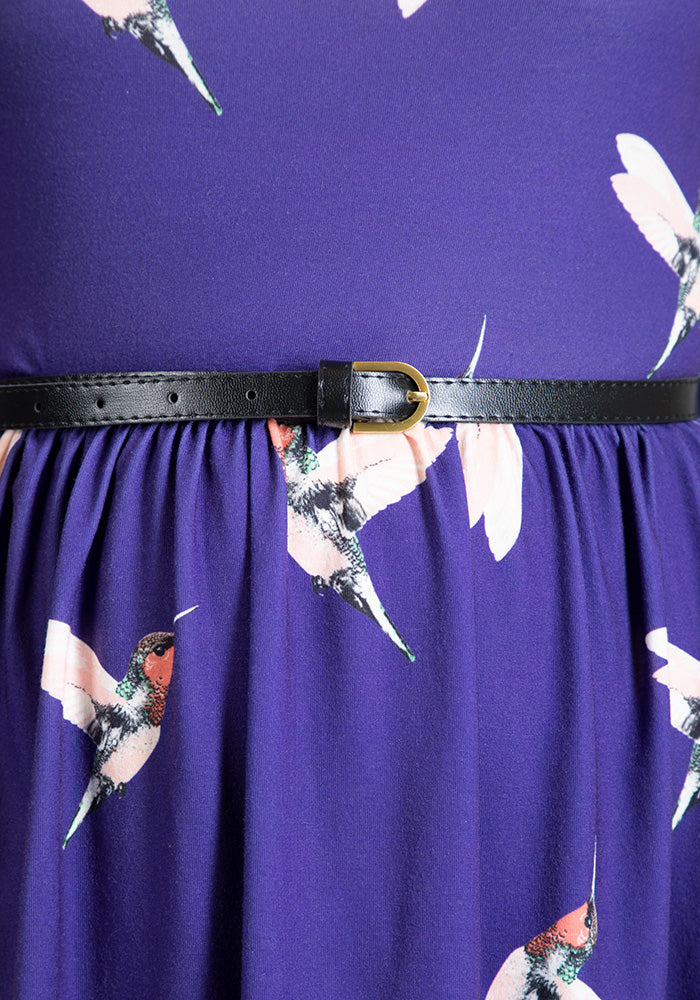 Clara Hummingbird Print Dress