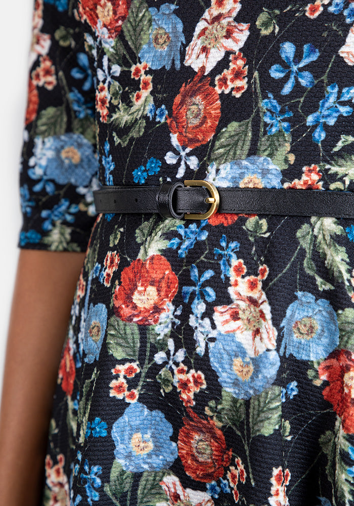 Rosie Antique Floral Print Dress