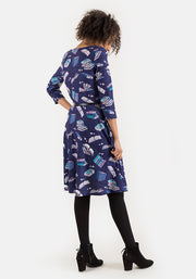 Blair Book Print Dress