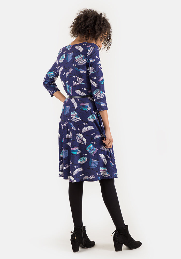 Blair Book Print Dress