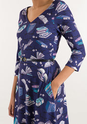 Blair Book Print Dress