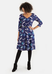 Blair Book Print Dress