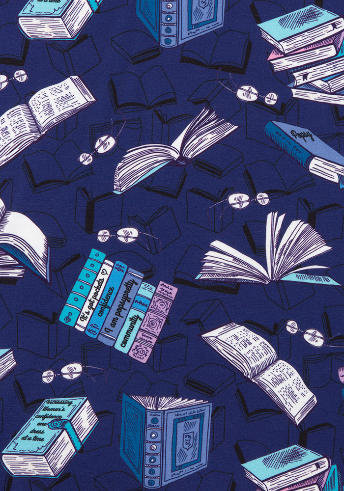 Blair Book Print Dress