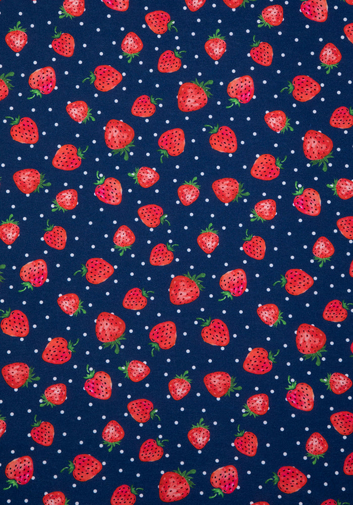 Second angle of Sienna Strawberry Print Dress
