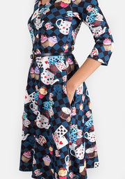 Alice Tea Party Print Dress