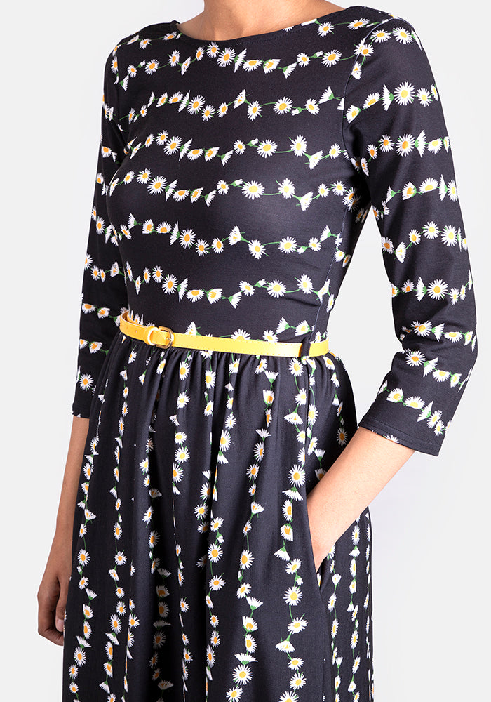 Daphne Daisy Chain Print Reversible Dress