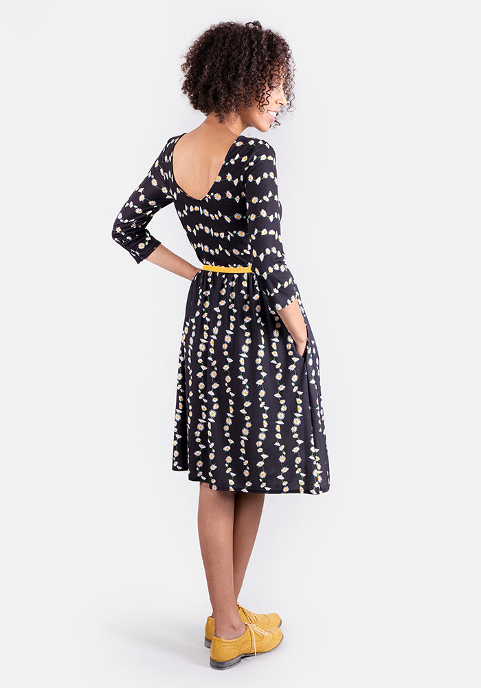 Daphne Daisy Chain Print Reversible Dress