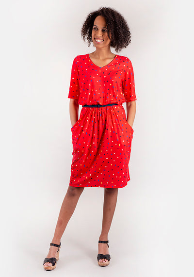 Heidi Spot Print Dress