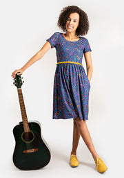 Melody Music Print Dress