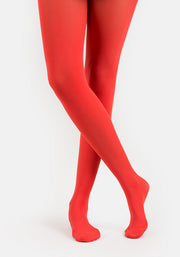 Premium 50 Denier Tights High Risk Red