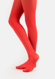 Premium 50 Denier Tights High Risk Red